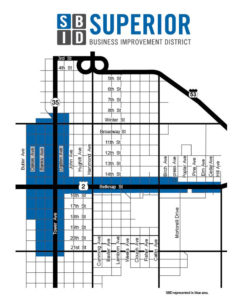 Superior Business Improvement District Map